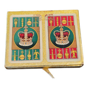 Vintage Piatnik Kingsbridge‎ Coronation Playing Cards Austira